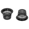 50PCS Planting Basket Mesh Pot Round Plant Grow Hydroponic Containers