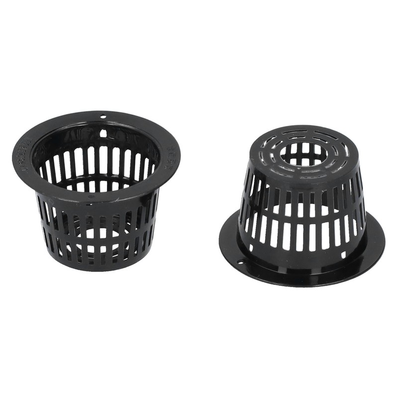 50PCS Planting Basket Mesh Pot Round Plant Grow Hydroponic Containers