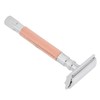 Double Edge Safety Razor Long Handle Zinc Alloy Manual Safety