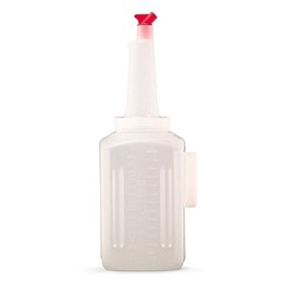 Traex 1 Gallon Pack of Bar Keep II Bottles w/Colored Spouts