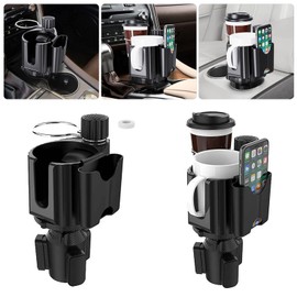 Car Cup Holder Expander Adapter for Large Water Cups,2 Drink Bottles,Cup Coffee Bottles,NATGIC 4-in-1 Cup Holders Expander for Trucks,Sedan, Vehicle Adjustable Cup Holder Expander for Mugs