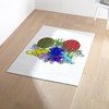 CafePress Dinosaur Easter Eggs Area Rug Decorative Area Rug, Fabric