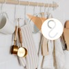 QUARKZMAN Pack of 12 S Hooks 2.4 Inch Plastic Hanging