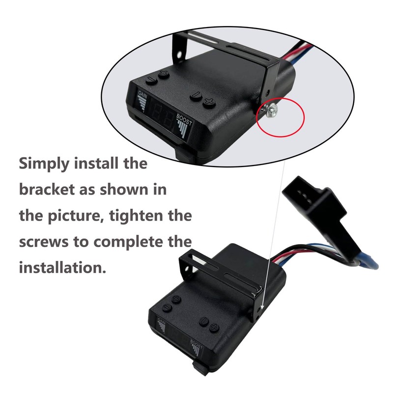 Gihdfer Proportional Trailer Brake Controller 8508211 with LED Digital Display