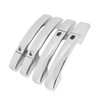 Exterior Door Handle Cover Chrome Plated Outside Door Handle Decor