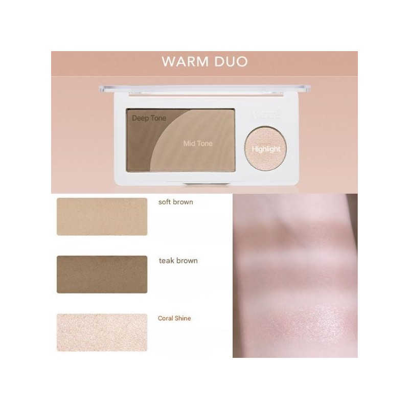PORTRE Shade & Shine Duo & Nose Shading Brush Set