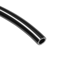 sourcing map Pneumatic Air Tubing, 10mm OD x 6.5mm ID 5 Meters 16ft PU Polyurethane Air Compressor Tube Hose Pipe Black