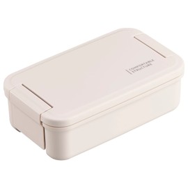 OSK PC-550D Lunch Box, Comfortable Lunch Box (with Divider), Gray, Made in Japan