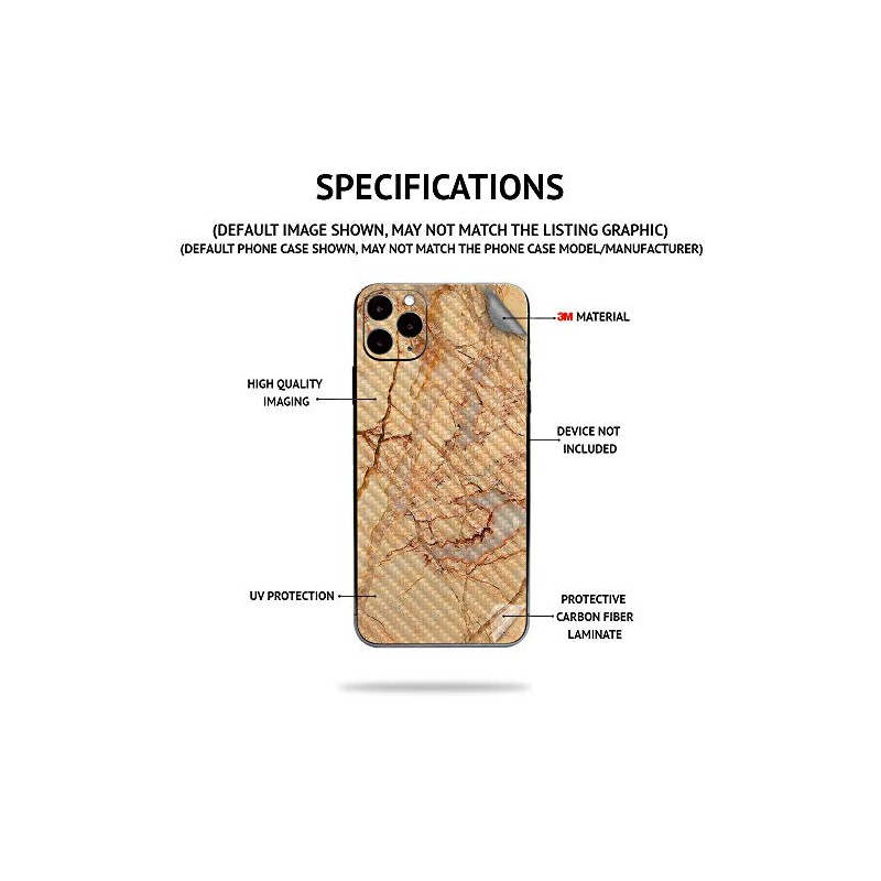 MightySkins Carbon Fiber Skin for Beats Pill Plus - Brown