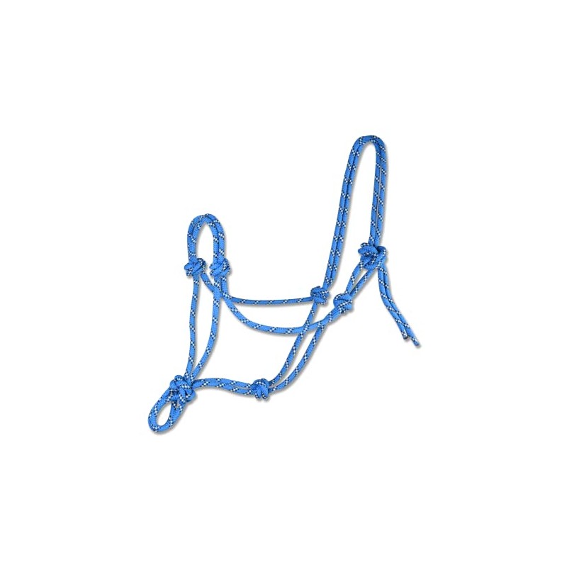 WALDHAUSEN Pony Knot Halter Azure Blue/Brown