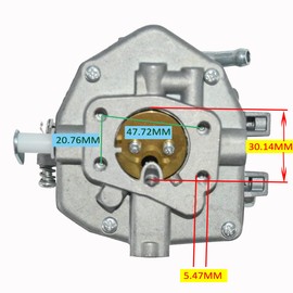 JDLLONG 846109 Carburetor Fit for Briggs & Stratton 303442 303445 303446 303447 305442 305445 305446 305447 Series Vanguard 16 Hp Engines 843324 w/Gaskets