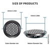 50 Pcs Round Soffit Vents 2 inch/53 mm Circular Air