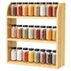 ROMGUAR CRAFT 3 Tier Bamboo Spice Rack, Countertop or Wall