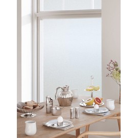 Danodoi 17.7'' x 78.7'' Window Privacy Film Frosted Glass Window Film Opaque Window Stickers Self Static Cling Decorative Window Cling Bathroom Door Covering Heat Blocker Decorative Sticker