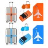 2 Luggage Straps, 2 Luggage Tags and 2 Suitcase Locks,