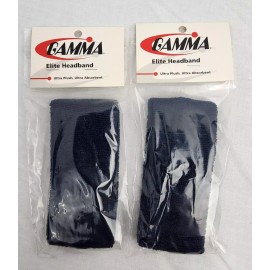 Gamma Tennis Elite Ultra Plush & Absorbent Headband (SGEHB) Lot of 2 - Vintage