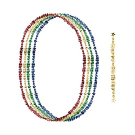 Trendware Happy Birthday Necklaces, 12 Count