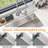 SHGarden Faucet Mat for Kitchen Sink Diatomite DryingNeat Stone Sink