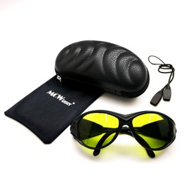 MCWlaser Laser Safety Glasses 190-440 & 780-900nm, 900-1100nm, 10600nm Typical for 355nm 405nm 808nm 810nm 980nm 1064nm 1085nm 10600nm Absorption Type EP-17 Type 2