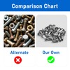 Sleeve Screws M4, Furniture Connector Screws M4 x 12 mm