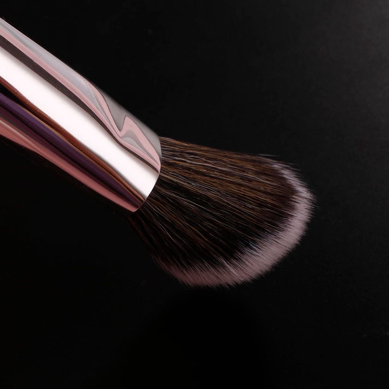 IPRESTA Flat Angled Foundation Brush with Black Wooden Handle foundation