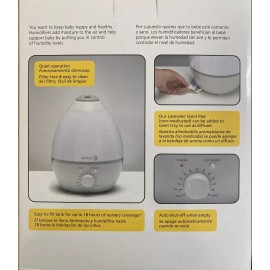 Safety 1st Rest Easy 3-in-1 Filter-Free Humidifier and Multi-Colored Nightlight
