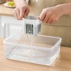 [1 Pack]Fridge Food Storage Containers with Lids Airtight Refrigerator Food
