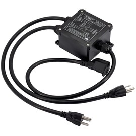 OONO AC120V 15Amp Automatic Transfer Switch, ATS Auto Transfer Switch (NEMA 5-15P/R)