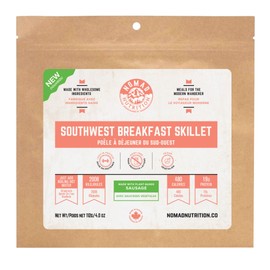 Nomad Nutrition – Southwest Breakfast Skillet | High Energy, All Natural Ingredients | Plant-Based & Non-GMO | Just Add Boiling Hot Water| 112g / 4oz (Pack of 1)