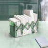 Adjustable Bookend, Metal Book Stand with Pen Holder, Foldable Book