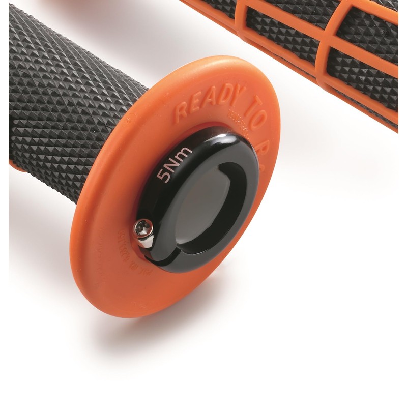 Genuine KTM Lock-On Grip Set, 2016-2023 SX-F, XC-W, EXC-F 79002923000