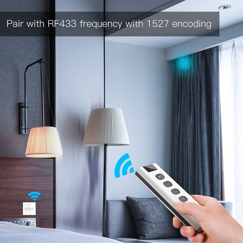 Curtain Remote Control Switch Intelligent Automatic Opener Closer 9 Channel