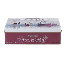 New English Teas Winter Wonderland Christmas Tea Tin Gift with Assorted Teabags