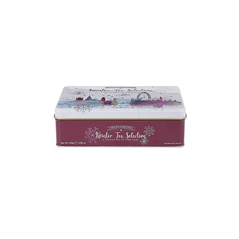 New English Teas Winter Wonderland Christmas Tea Tin Gift with