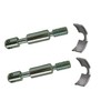 cyclingcolors 2 x Bed Screws M8 x 50 mm +