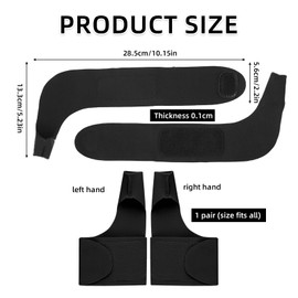 HFMYGS Premium Thumb Brace Right & Left, Thumb Hand Bandage, Thumb Orthosis Hand Bandage, Wrist Splint Elastic Bandage Wrist Support Splint for Wrist Sports Tendonitis