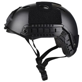 CMAIR4U Airsoft PJ Style Tactical Helmet Fast Helmet for Paintball (Black)