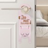 TEHAUX Cat Design Double Sided Welcome Please Knock Do Not