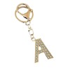 [Rigral] Initial Key Chain Bag Charm Alphabet Key Ring Carabiner