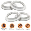 iTYOOS 8-Piece Lamp Adapter Ring Set - Metal Shade Collar
