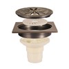 Square Shower Drain for Bathroom Tile Insert with Removable Quadrato