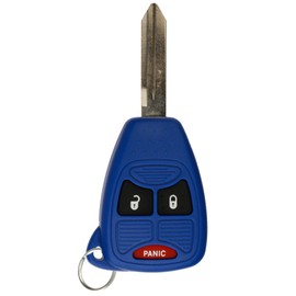 KeylessOption Keyless Entry Remote Control Car Key Fob Replacement for OHT692427AA KOBDT04A Blue