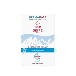 GermaCare Baby Soap with Organic Edelweiss from the Alps, pH 5.5, rated "very good" by dermatologists