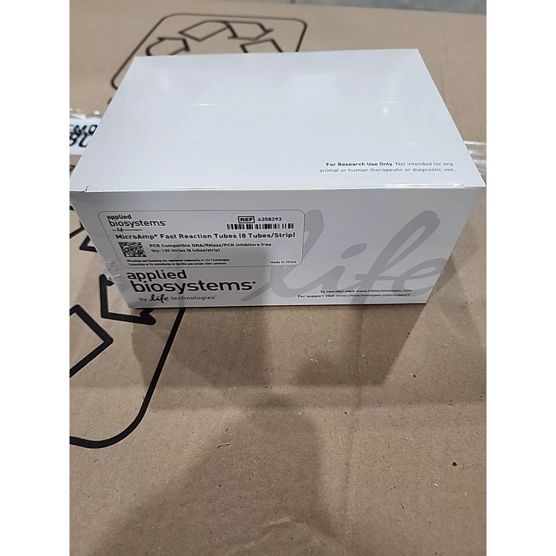 Applied Biosystems MicroAmp Fast Reaction Tubes (8 Tubes/Strips Ref 4358293