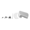 Silver Door Handle Latch Kit Compatible with AEG Washing Machines
