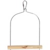 Prevue Pet Products BPV389 Natural Wood Birdie Basics Birch/Wire Swing,