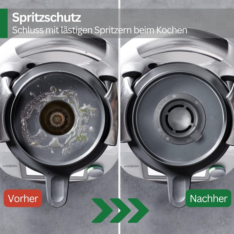 Leckerhelfer SplashPRO Splash Guard and Egg Yolk Separator Suitable for