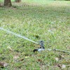 STYDDI Metal Pulsating Sprinkler on in-Series Metal Wheeled Base, Adjustable
