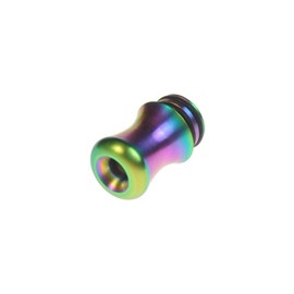 Armerah Nauti Stub 510 Drip Tip eCig Mouthpiece Short/Narrow Stainless Steel Single Rainbow