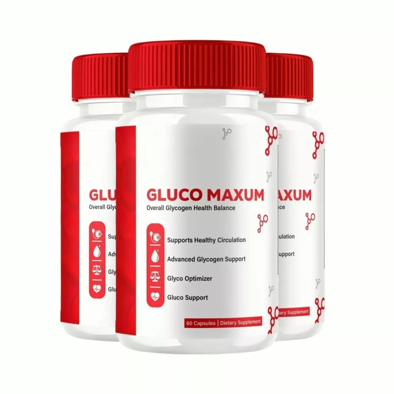 Gluco Maxum 3-Pack Gluco Maxum Capsules - Gluco Maxim Glycogen